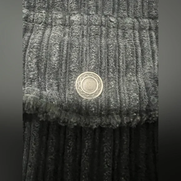 Free People Corduroy Embroidered Jacket Small BoHo Chick Vintage Inspired